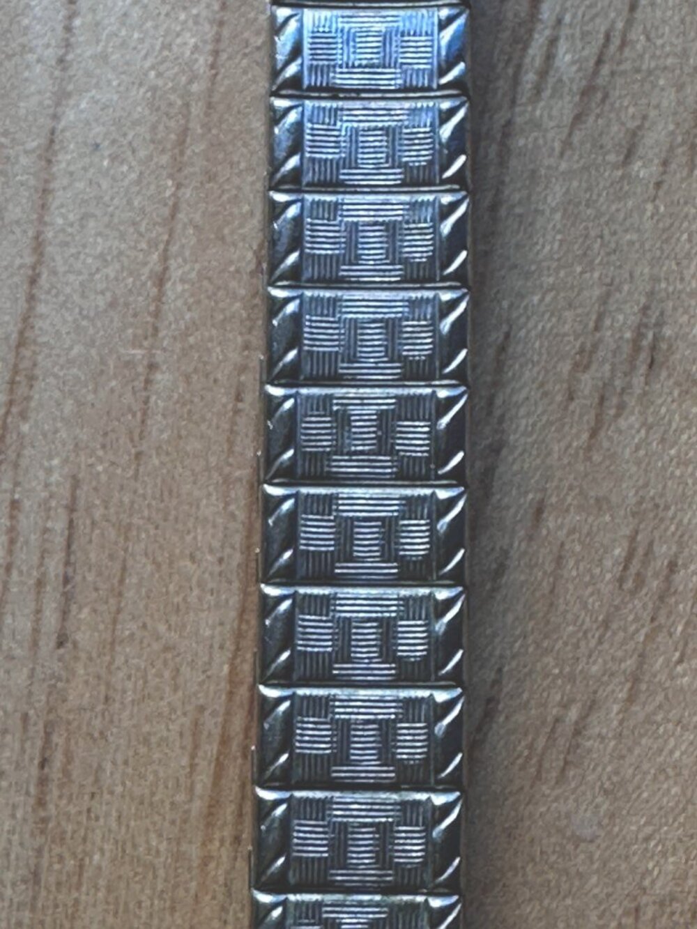 Vintage Stainless Steel 10K Gold Fill Speidel Womens Watch Stretch Band 7mm